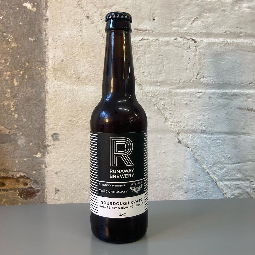 Sourdough Kvass - Raspberry & Blackcurrent (330ml)